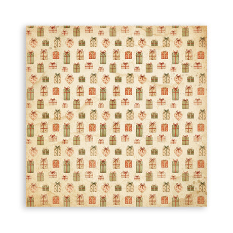 Stamperia Silent Night 8 x 8 Inch Maxi Background Paper Pack - SBBS149