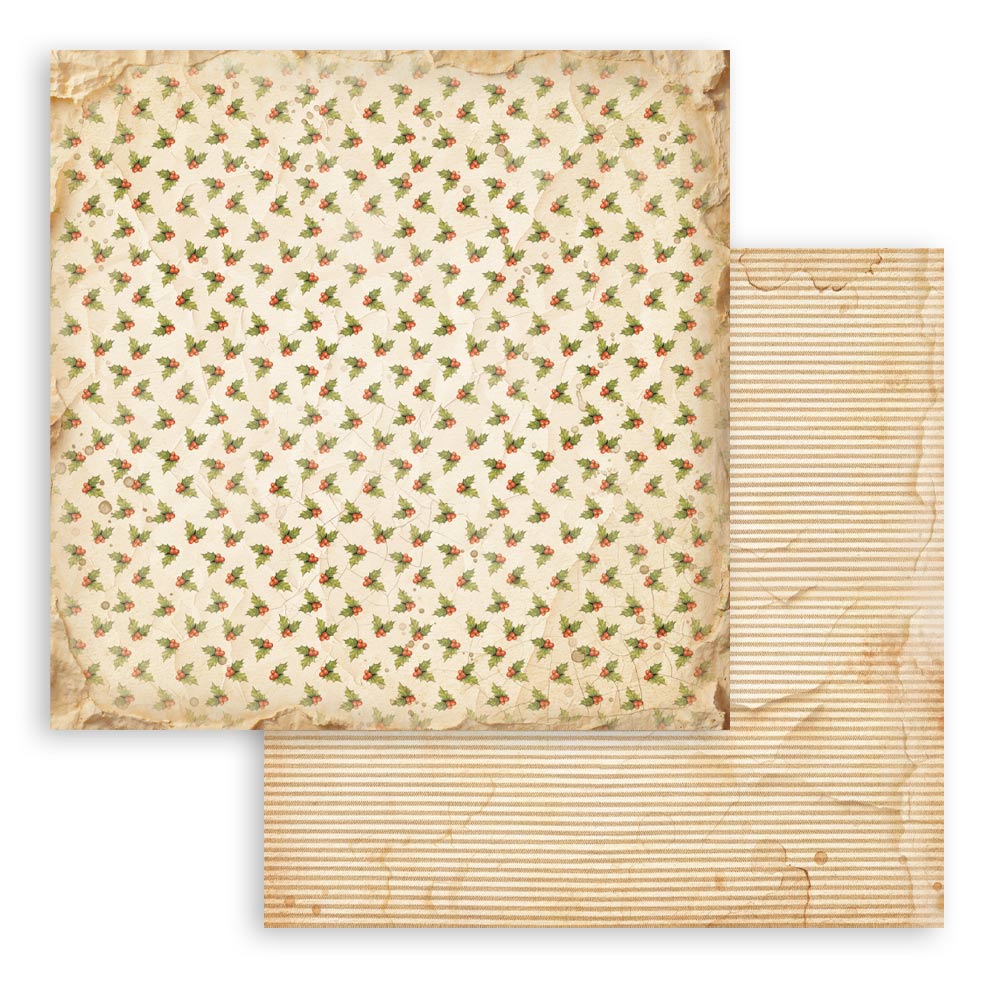 Stamperia Silent Night 8 x 8 Inch Maxi Background Paper Pack - SBBS149