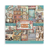 Stamperia Furry Friends 2 8x8 Inch Paper Pack by Antonis Tzanidakis - SBBS150