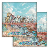 Stamperia Furry Friends 2 8x8 Inch Paper Pack by Antonis Tzanidakis - SBBS150