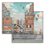 Stamperia Furry Friends 2 8x8 Inch Paper Pack by Antonis Tzanidakis - SBBS150