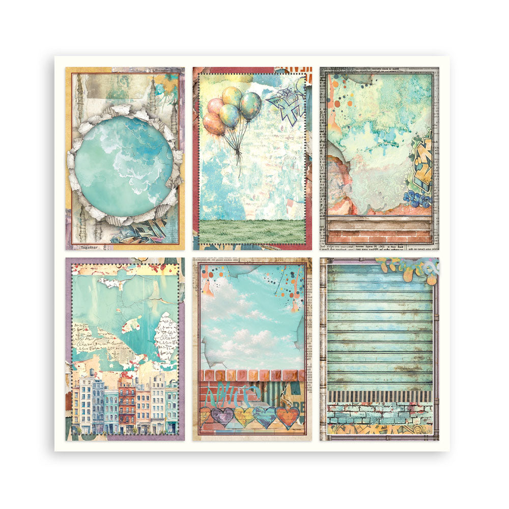 Stamperia Furry Friends 2 8x8 Inch Paper Pack by Antonis Tzanidakis - SBBS150