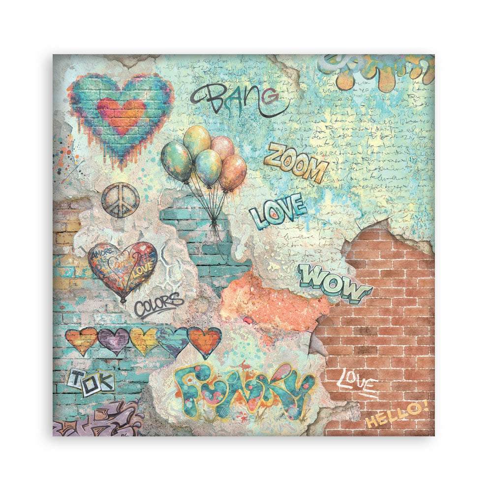 Stamperia Furry Friends 2 8x8 Inch Paper Pack by Antonis Tzanidakis - SBBS150