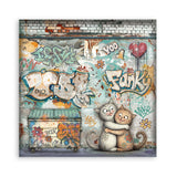 Stamperia Furry Friends 2 8x8 Inch Paper Pack by Antonis Tzanidakis - SBBS150