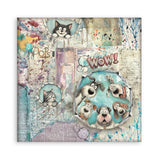 Stamperia Furry Friends 2 8x8 Inch Paper Pack by Antonis Tzanidakis - SBBS150