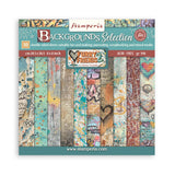 Stamperia Furry Friends 2 8x8 Inch Paper Pack Maxi Background Selection by Antonis Tzanidakis - SBBS151