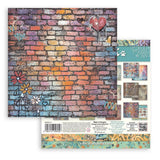 Stamperia Furry Friends 2 8x8 Inch Paper Pack Maxi Background Selection by Antonis Tzanidakis - SBBS151