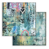Stamperia Furry Friends 2 8x8 Inch Paper Pack Maxi Background Selection by Antonis Tzanidakis - SBBS151