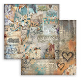 Stamperia Furry Friends 2 8x8 Inch Paper Pack Maxi Background Selection by Antonis Tzanidakis - SBBS151