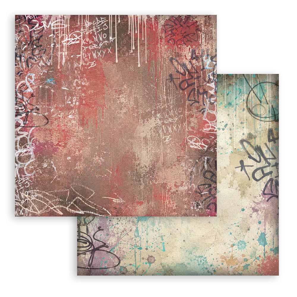 Stamperia Furry Friends 2 8x8 Inch Paper Pack Maxi Background Selection by Antonis Tzanidakis - SBBS151