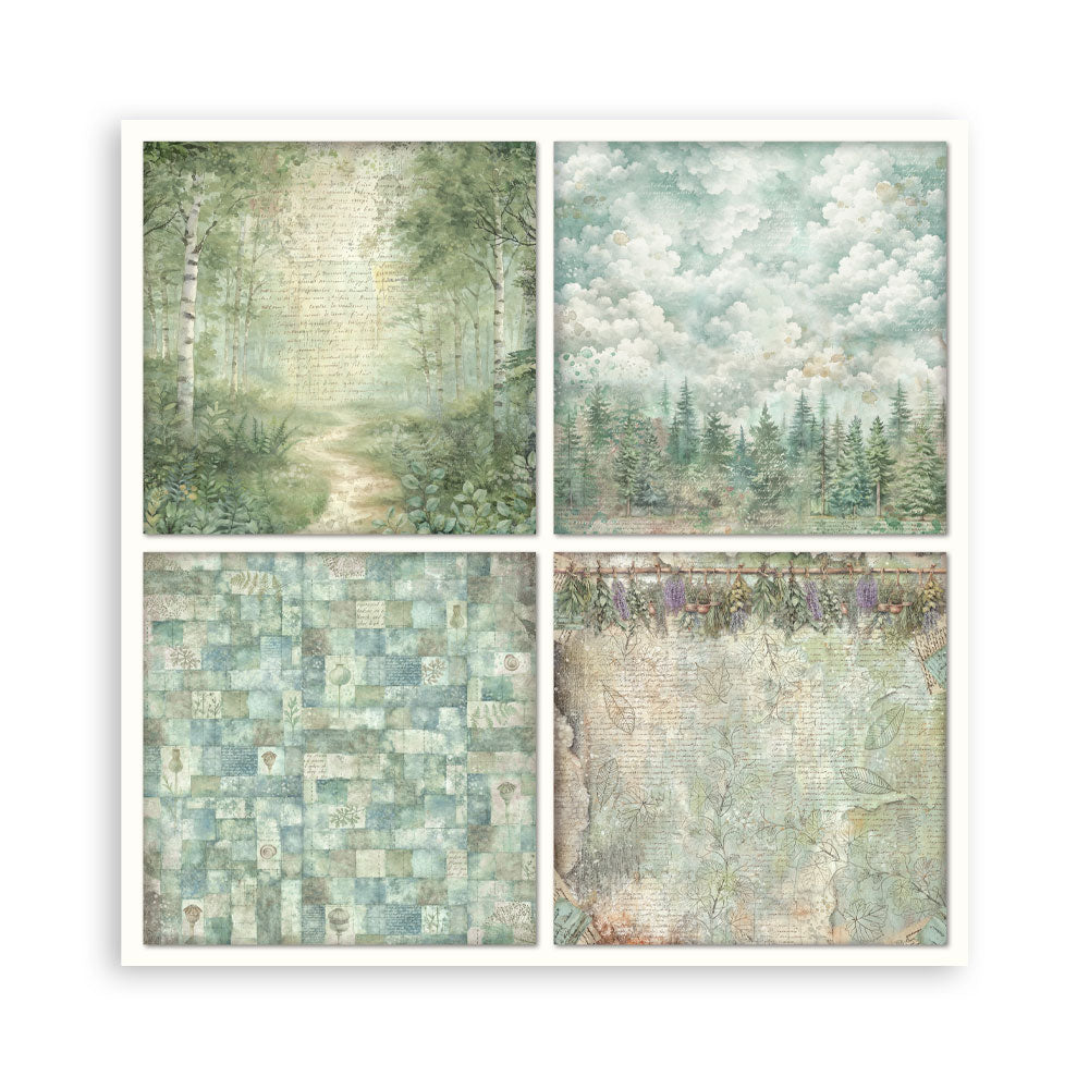 Stamperia Herbarium Silvae 8×8 Maxi Paper Pack Single Face (SBBSXB20)