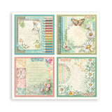 Stamperia Daisy Art 8x8 Inch Paper Pack Maxi (Single Face) (SBBSXB22)