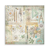 Stamperia Daisy Art 8x8 Inch Paper Pack Maxi (Single Face) (SBBSXB22)