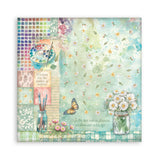 Stamperia Daisy Art 8x8 Inch Paper Pack Maxi (Single Face) (SBBSXB22)