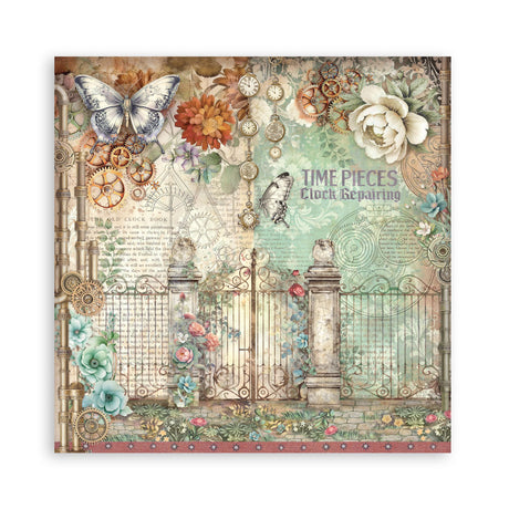 Stamperia Gardens of Time 8x8 Maxi Single Face (SBBSXB24)