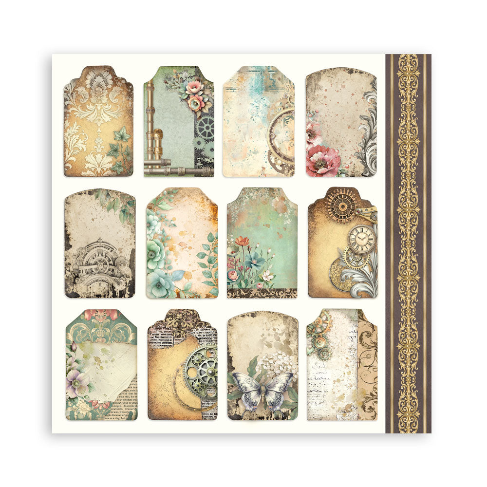 Stamperia Gardens of Time 8x8 Maxi Single Face (SBBSXB24)