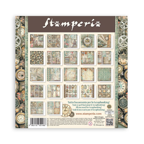 Stamperia Gardens of Time 8x8 Maxi Single Face (SBBSXB24)
