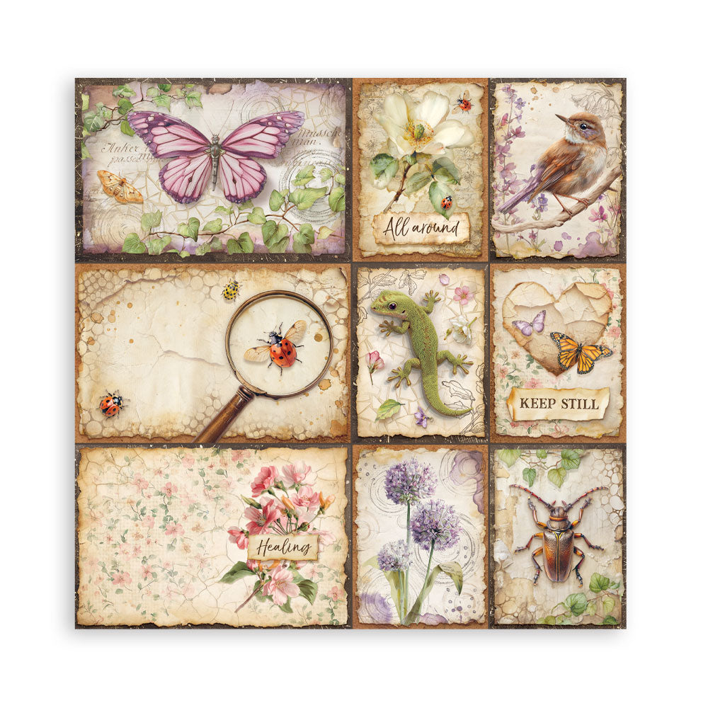 Stamperia All Around 8x8 Inch Paper Pack (Single Face) (SBBSXB25)