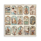 Stamperia Symphony 8x8 Inch Paper Pack (Single Face) by Sara Alcobendas (SBBSXB26)