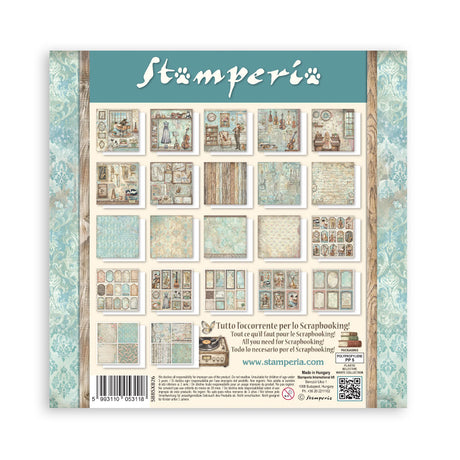 Stamperia Symphony 8x8 Inch Paper Pack (Single Face) by Sara Alcobendas (SBBSXB26)