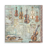 Stamperia Symphony 8x8 Inch Paper Pack (Single Face) by Sara Alcobendas (SBBSXB26)