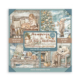 Stamperia White Christmas 8 x 8 Inch Single Face Paper Pack by Cristina Radovan - SBBSXB27