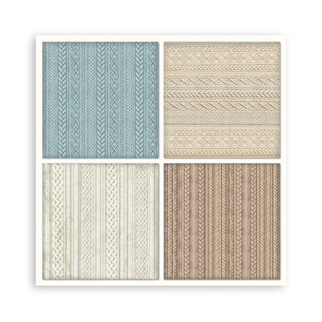 Stamperia White Christmas 8 x 8 Inch Single Face Paper Pack by Cristina Radovan - SBBSXB27