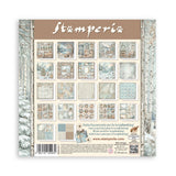 Stamperia White Christmas 8 x 8 Inch Single Face Paper Pack by Cristina Radovan - SBBSXB27