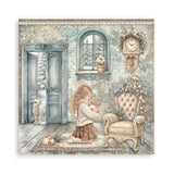 Stamperia White Christmas 8 x 8 Inch Single Face Paper Pack by Cristina Radovan - SBBSXB27
