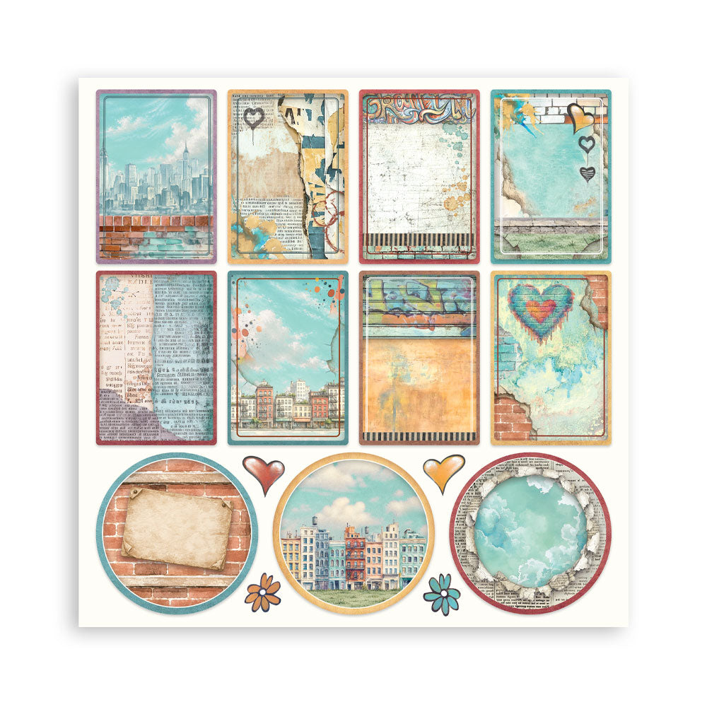Stamperia Furry Friends 2 8x8 Inch Paper Pack (Single Face) by Antonis Tzanidakis - SBBSXB29