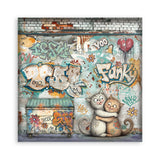 Stamperia Furry Friends 2 8x8 Inch Paper Pack (Single Face) by Antonis Tzanidakis - SBBSXB29