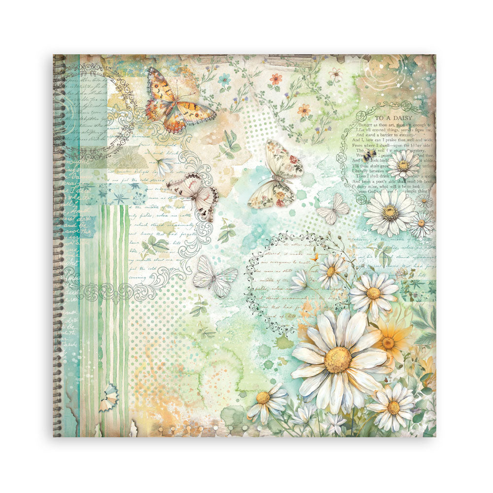 Stamperia Daisy Art 12x12 Inch Paper Pack Maxi (Single Face) (SBBXLB34)