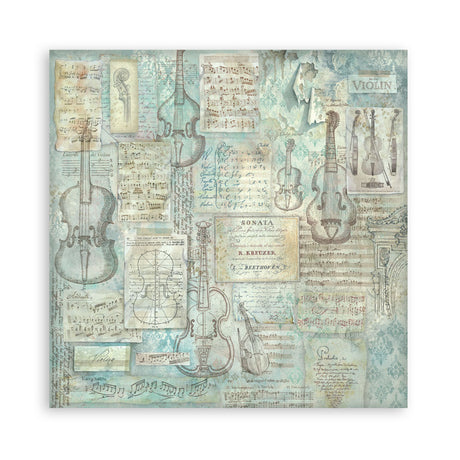 Stamperia Symphony 12x12 Inch Paper Pack (Single Face) by Sara Alcobendas (SBBXLB38)