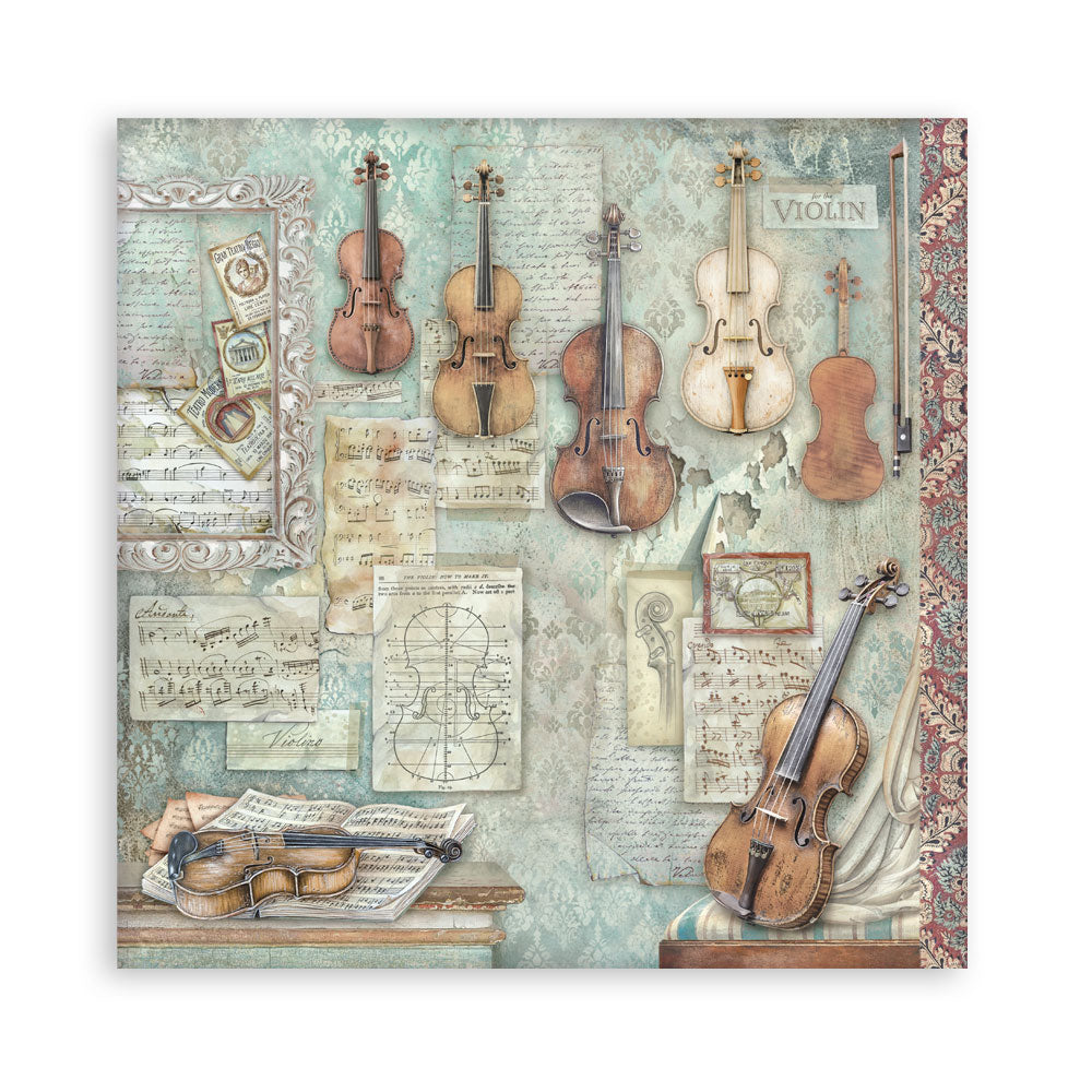 Stamperia Symphony 12x12 Inch Paper Pack (Single Face) by Sara Alcobendas (SBBXLB38)