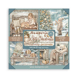 Stamperia White Christmas 12 x 12 Inch Single Face Paper Pack by Cristina Radovan - SBBXLB39