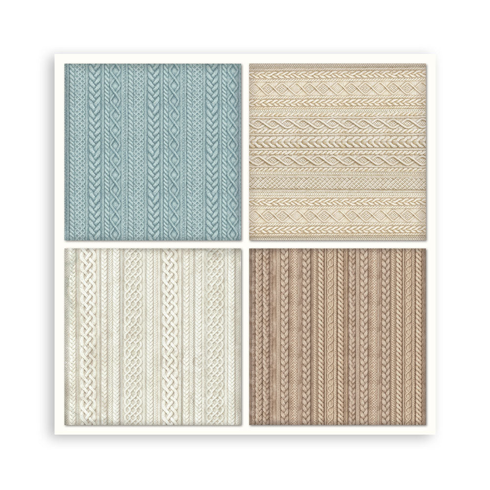 Stamperia White Christmas 12 x 12 Inch Single Face Paper Pack by Cristina Radovan - SBBXLB39