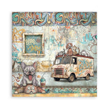 Stamperia Furry Friends 2 12x12 Inch Paper Pack (Single Face) by Antonis Tzanidakis - SBBXLB41