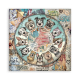 Stamperia Furry Friends 2 12x12 Inch Paper Pack (Single Face) by Antonis Tzanidakis - SBBXLB41