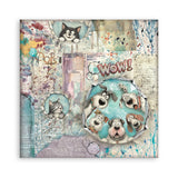 Stamperia Furry Friends 2 12x12 Inch Paper Pack (Single Face) by Antonis Tzanidakis - SBBXLB41