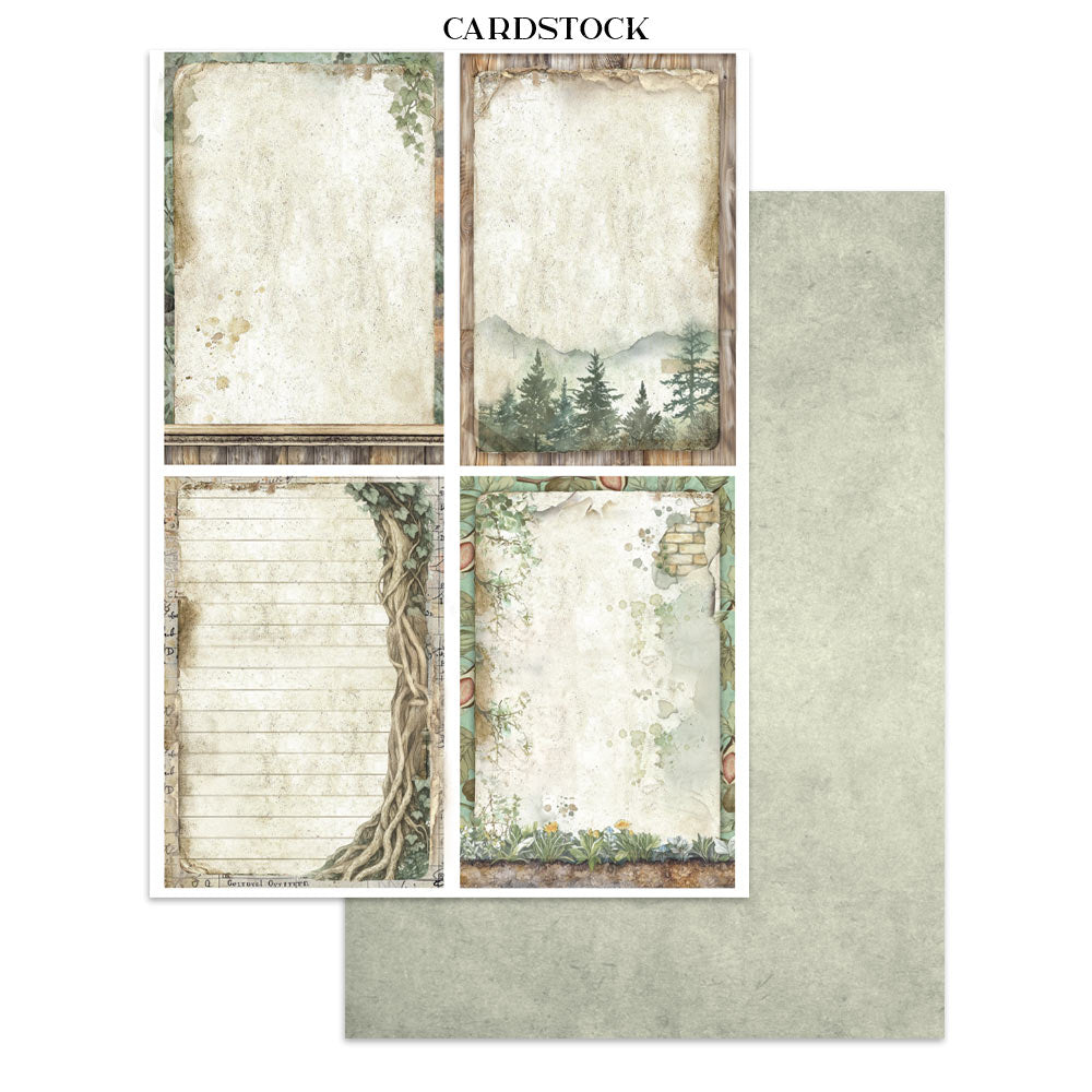 Stamperia Herbarium Silvae Junk Journal Stickers (SBJK09)