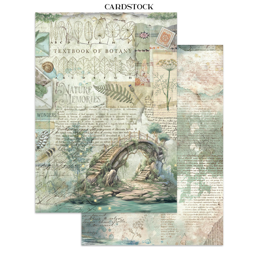 Stamperia Herbarium Silvae Junk Journal Stickers (SBJK09)