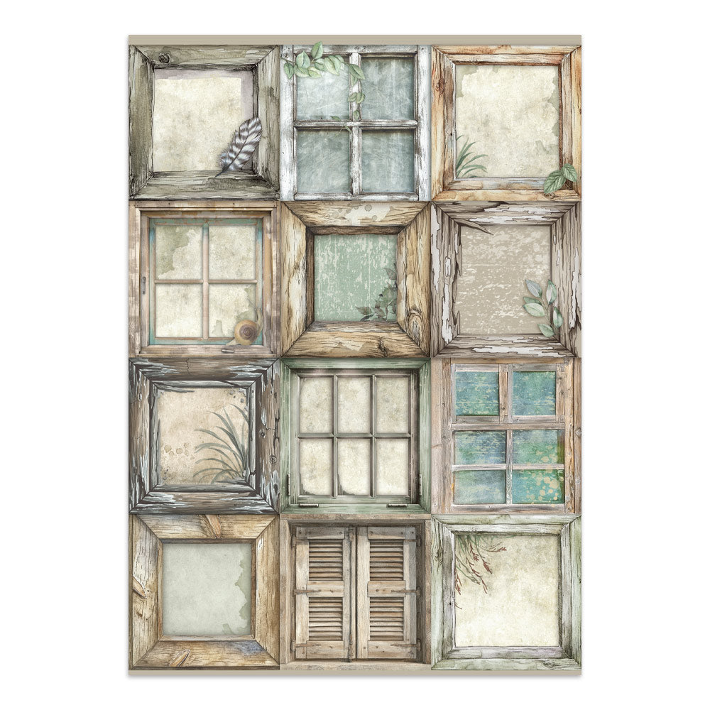 Stamperia Herbarium Silvae Junk Journal Stickers (SBJK09)