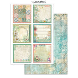 Stamperia Daisy Art Junk Journal Stickers, Backgrounds, Cut-Outs (SBJK14)