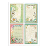 Stamperia Daisy Art Junk Journal Stickers, Backgrounds, Cut-Outs (SBJK14)