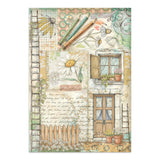Stamperia Daisy Art Junk Journal Stickers, Backgrounds, Cut-Outs (SBJK14)