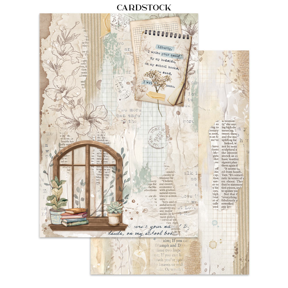 Stamperia Secret Diary Junk Journal Stickers, Backgrounds, Cut-Outs (SBJK15)