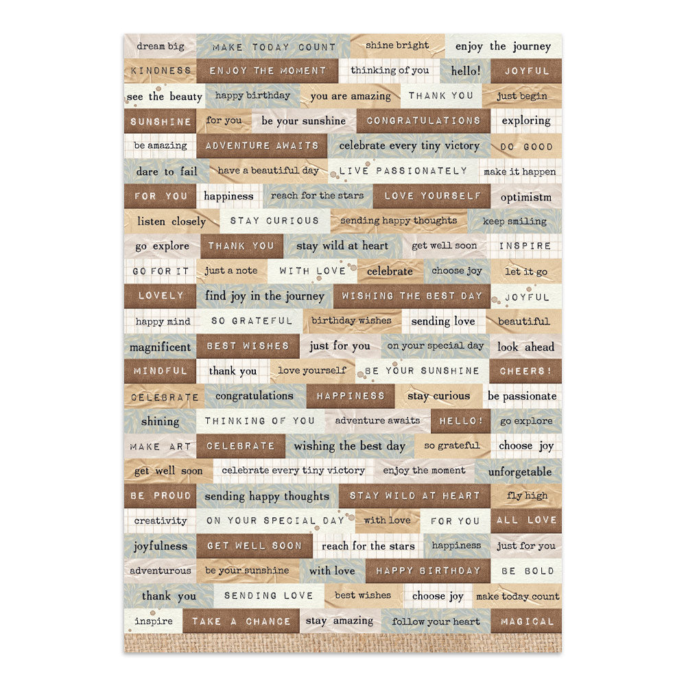 Stamperia Secret Diary Junk Journal Stickers, Backgrounds, Cut-Outs (SBJK15)