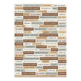 Stamperia Secret Diary Junk Journal Stickers, Backgrounds, Cut-Outs (SBJK15)