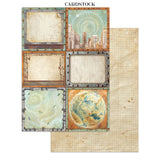 Stamperia A New Beginning Junk Journal Stickers Backgrounds Cut-Outs (SBJK16)