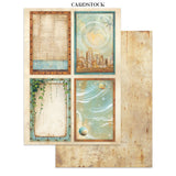 Stamperia A New Beginning Junk Journal Stickers Backgrounds Cut-Outs (SBJK16)